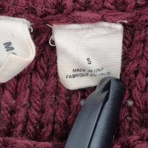 Anthropologie Moth Cowl Neck Cable Knit Sweater Size S - Picture 5 of 7